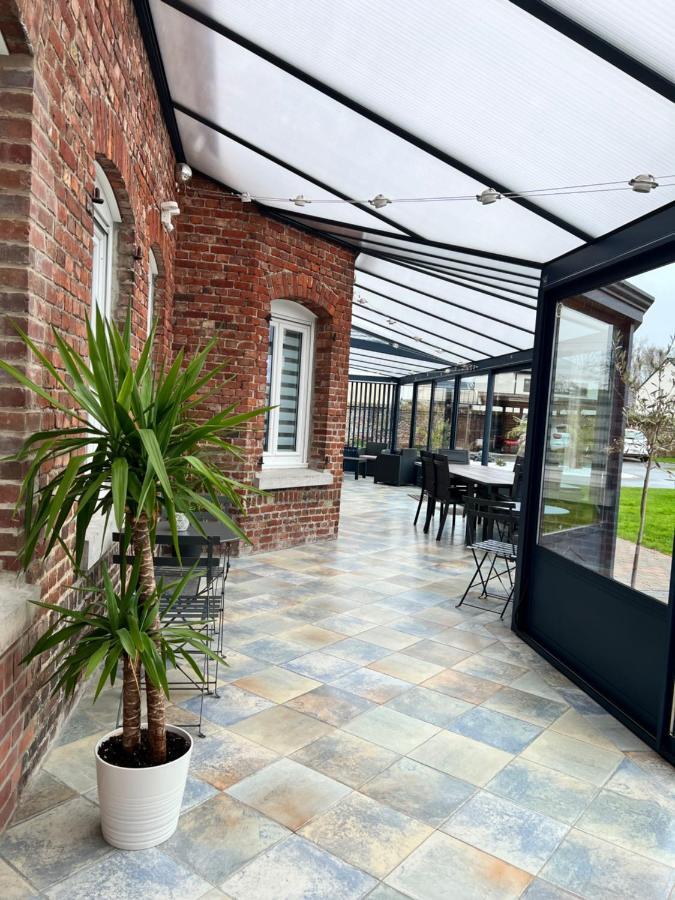 Gîte avec piscine Lestrem Extérieur photo